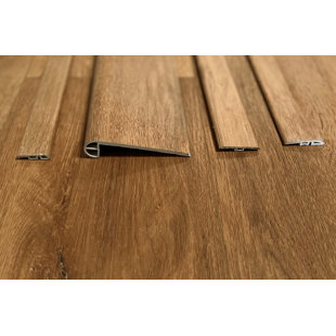 Vinyl 4.5'' W x 94'' L Stair Nose in Gray