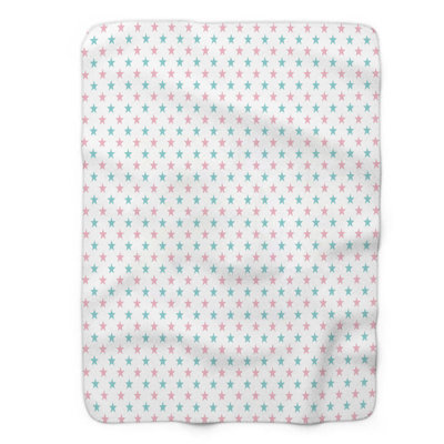 Couverture rose sherpa 1 pièce