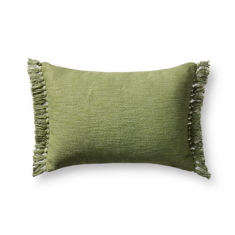 Magnolia Home by Joanna Gaines x Loloi Jett Accent Pillow, Polyester, Rectangle 21"H x 13"W