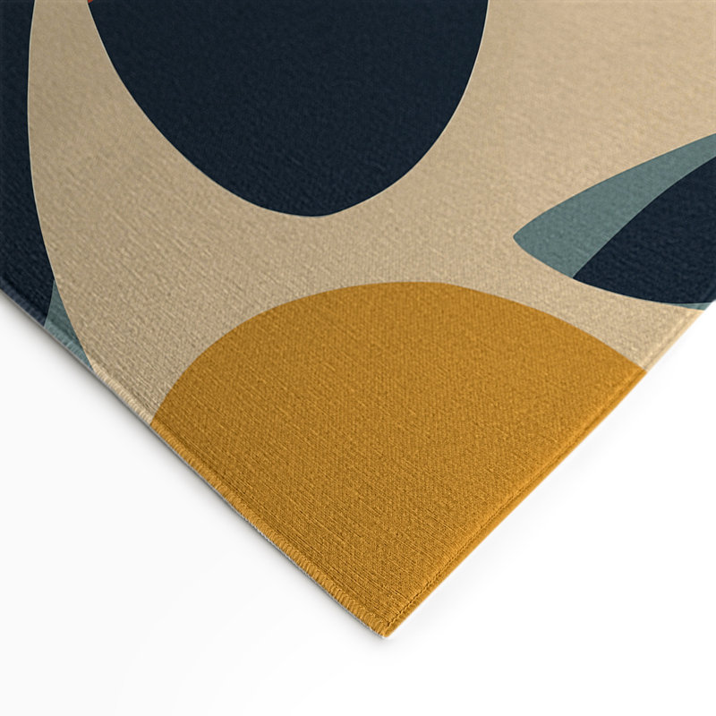 Tapis intérieur et extérieur Cheeky Spin, Rectangulaire 3 pi x 5 pi