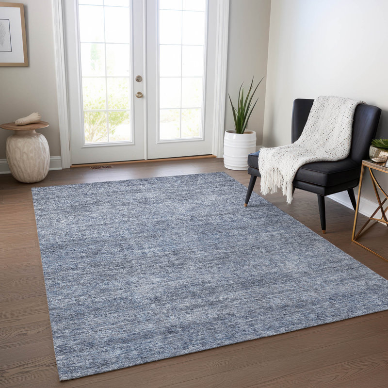 Tapis intérieur / extérieur lavable Omera Sky , 10 pi x 14 pi