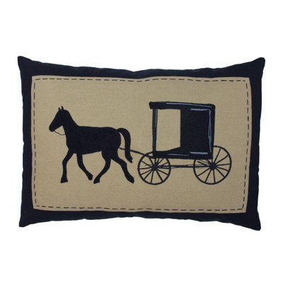 Horse & Buggy 14X20 Pillow