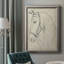 «Horse in Bridle S croquis II», reproduction de photo sur toile-1496887431