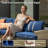 Outdoor Wicker Outdoor Lounge Chair With Ottoman,  3-Piece Outdoor Seating Set-173423540