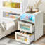 Table de chevet blanche avec USB Jenkinsburg