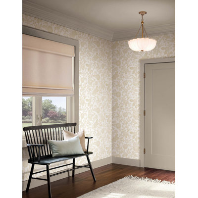 Gracie Garden Sage and Cream Wallpaper