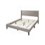 Lit de tête de lit moderne moderne en tissu de jute gris anthracite-2141285038