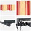 VidaXL 250cm W x 200cm D Polyester Cover Retractable Patio Awning-130822841-130822840-130822837