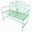 Metal Garden Bench Tree Pattern-109762773