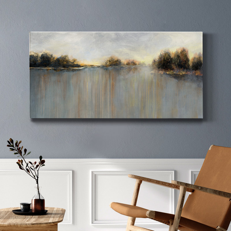 «Rain at Dawn», reproduction sur toile tendue, H 24 po x l 12 po x P 1 po