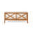 X-BACK LEFT CORNER BENCH, BEIGE