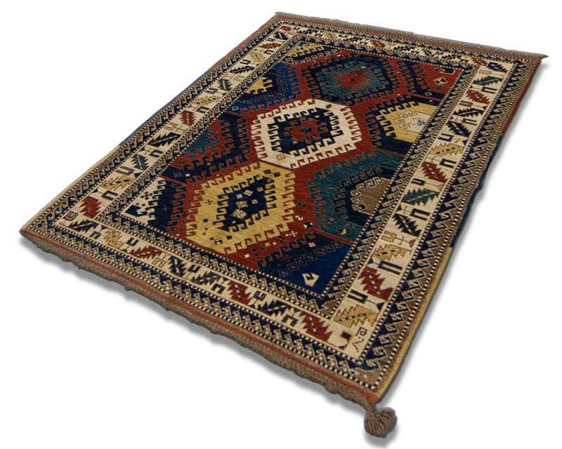 Tufenkian Outlet Kazak Wool Southwestern Area Rug, Rectangle 5' x 7'