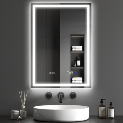 Bluetooth LED Bathroom Mirror Illuminated