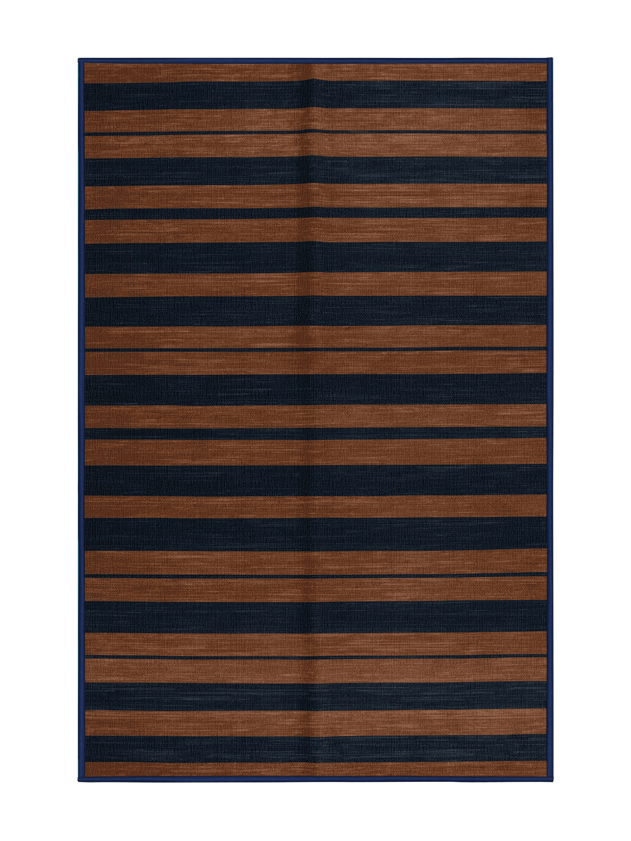 Hokku Designs Machine Washable Horizontal Stripes Gray Area Rug | Wayfair