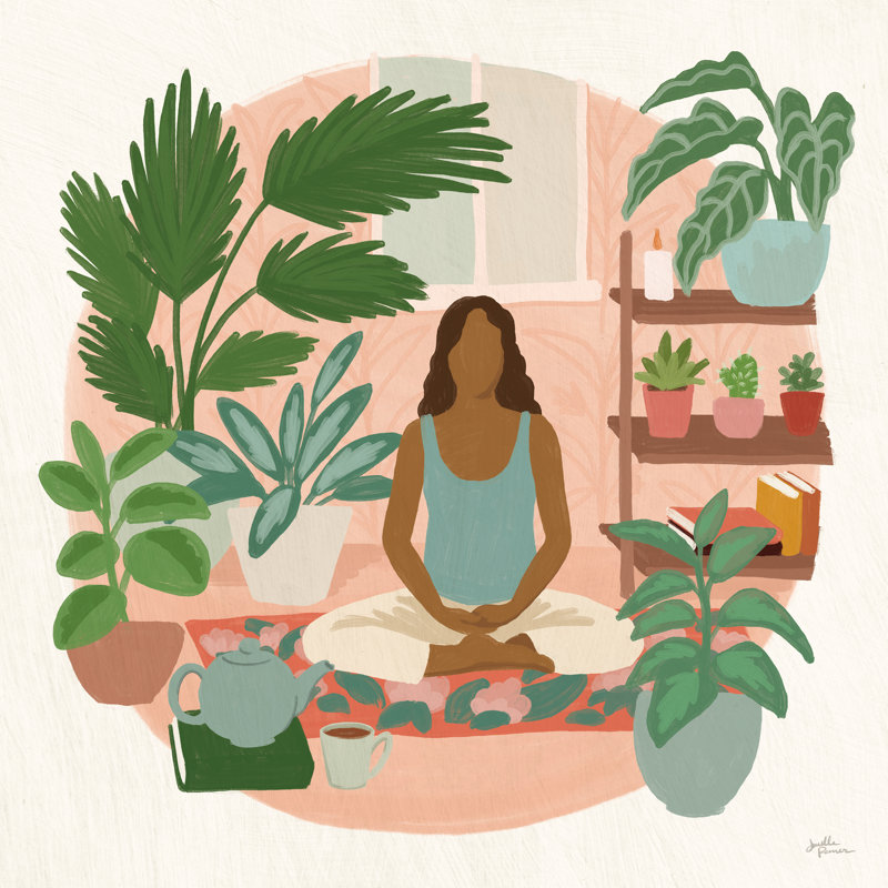 Urban Jungle II by Janelle Penner - Wrapped Canvas Print, 30cm H x 30cm W