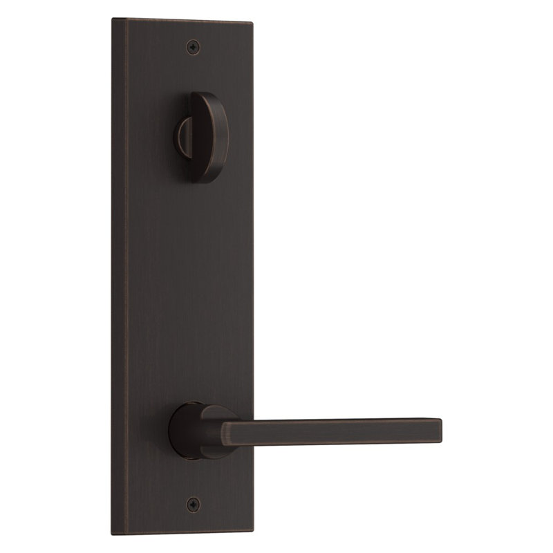 Santa Cruz Handleset, Square Lever, Venetian Bronze, 2.69" W x 2.41" D