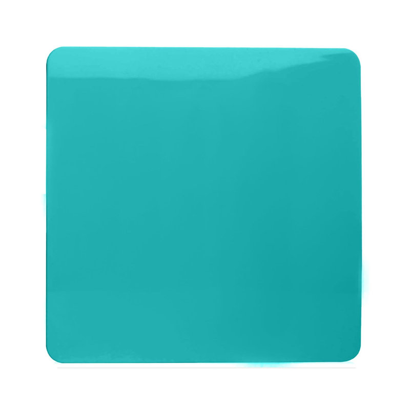Trendi Switch Single Blanking Plate, Bright Teal