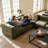 Confesor Chenille Modern L-Shaped Sectional Sofa-423731755