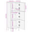 Aigris 40cm Sideboard