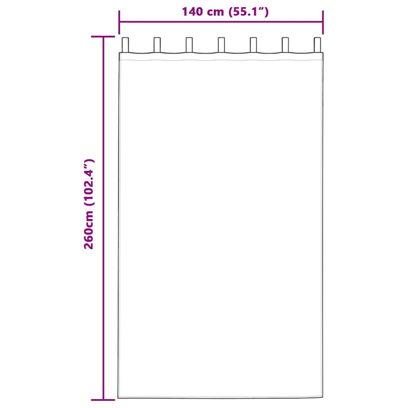 Suzzy Semi Sheer Curtain Pair, Cream, 260cm Width x 140cm Drop