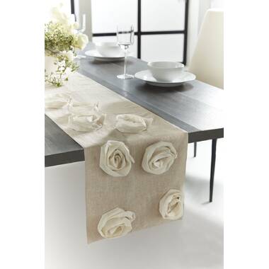 Lino Handmade Floral Table Runner