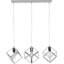 Abrie 3 - Light Steel Pendant