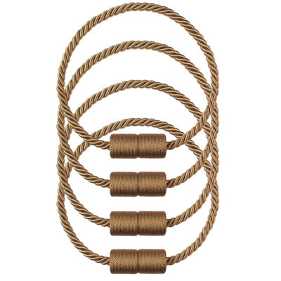 Thristen Rayon 19.3" Magnetic Curtain Tieback