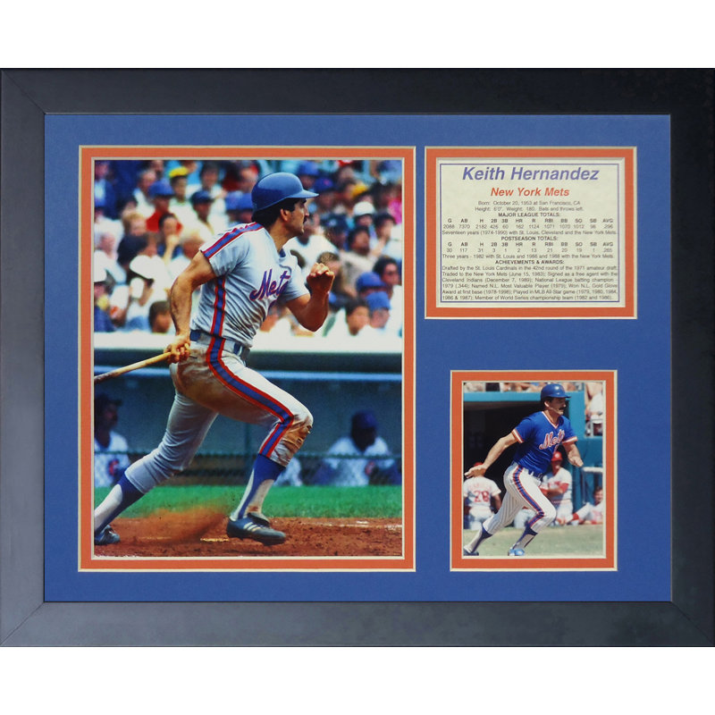 Souvenirs encadrée keith hernandez