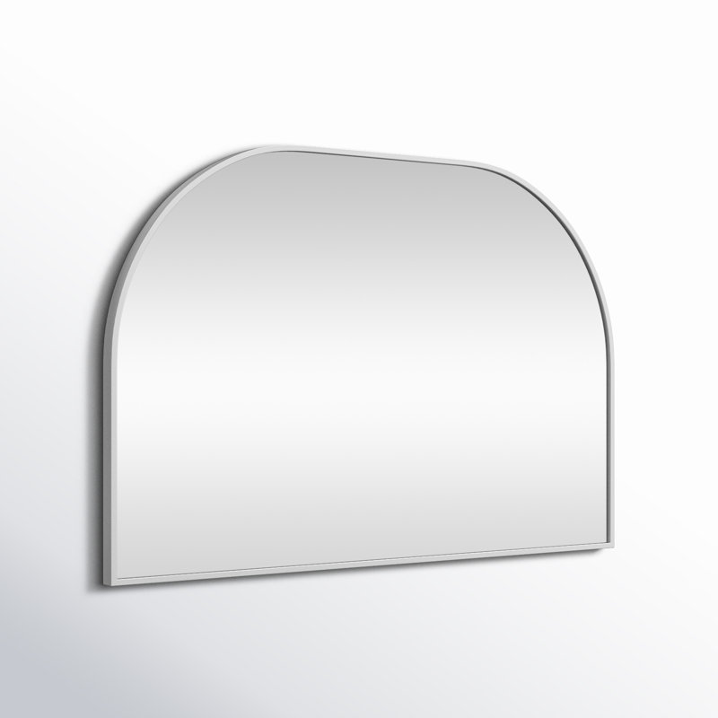 Miroir mural Sabine, Argent argent, 24 po x 36 po