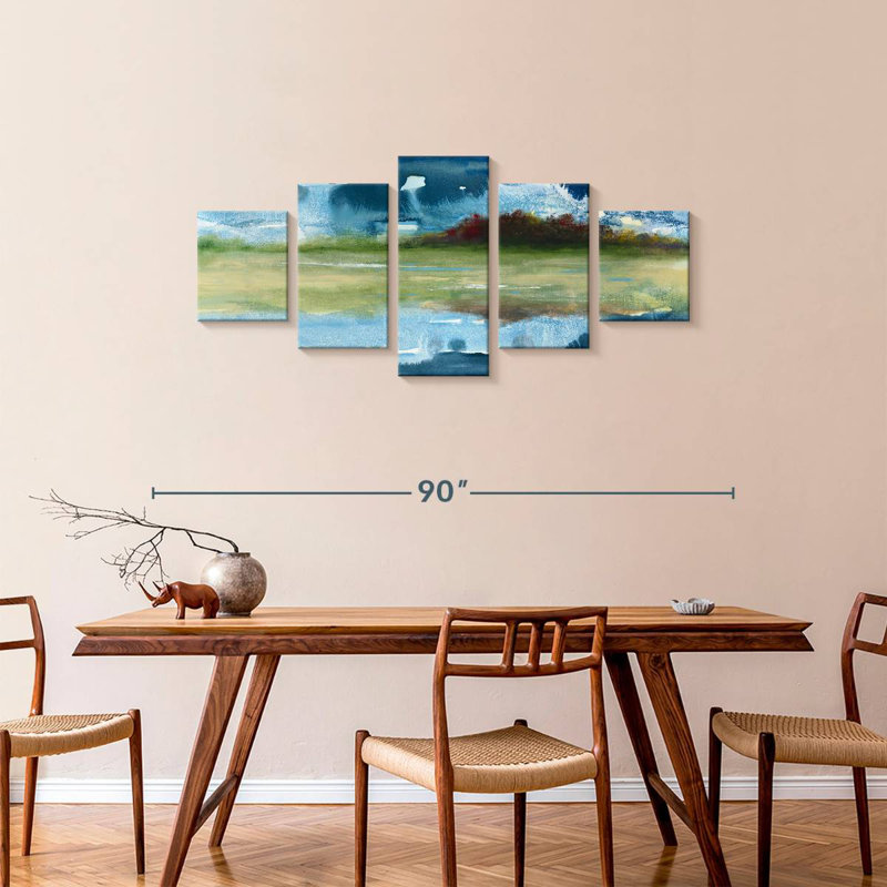 Mirrored, 34" H x 74" W