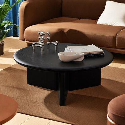 Round Oak Coffee Table