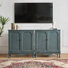 Arshawn Traditional Solid Wood 2 - Door Accent Cabinet With Simple Assembly Set of 2