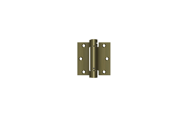 64'' x 64'' Steel Surface Mount Hinge, Antique Brass