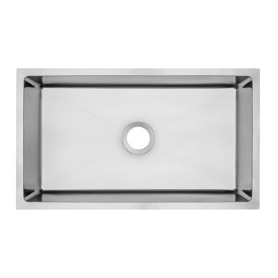 Undermount Single Bowl Stainless Steel Kitchen Sink
