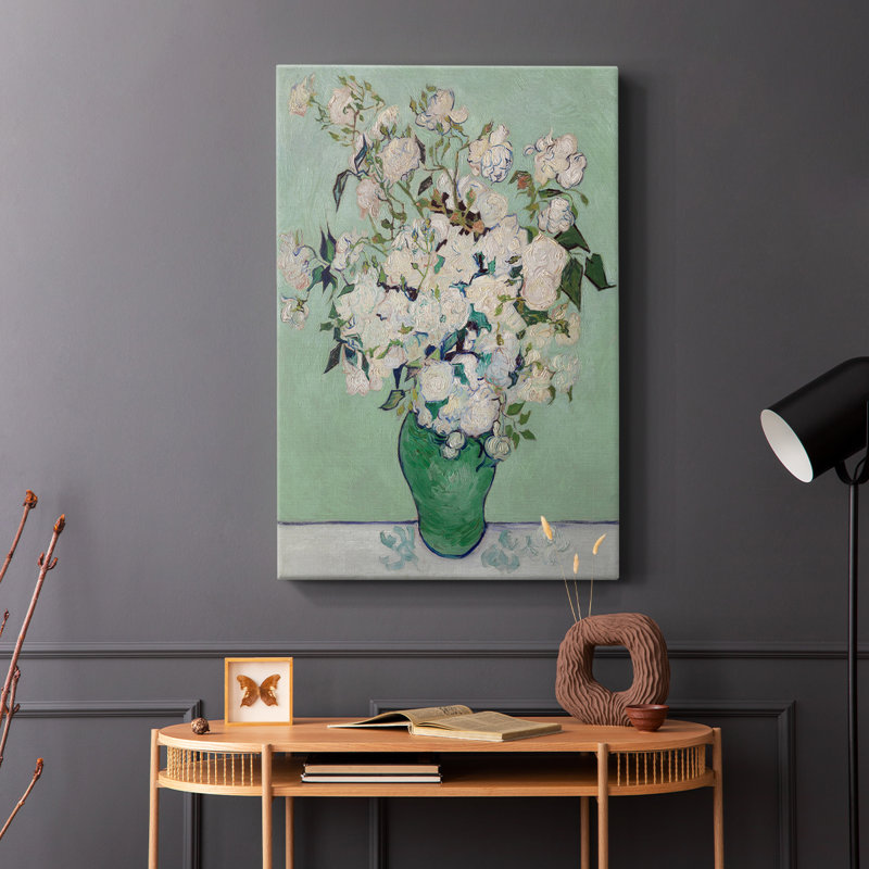 Roses - Cavas enveloppés de galerie, H 18 po x l 12 po