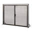 Pare-feu moderne en fer, fini mat - 102,6 cm (l) x 77,2 cm (h), design élégant et raffiné