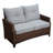 Weinmann 50.59 " W Loveseat with Cushions-146515397
