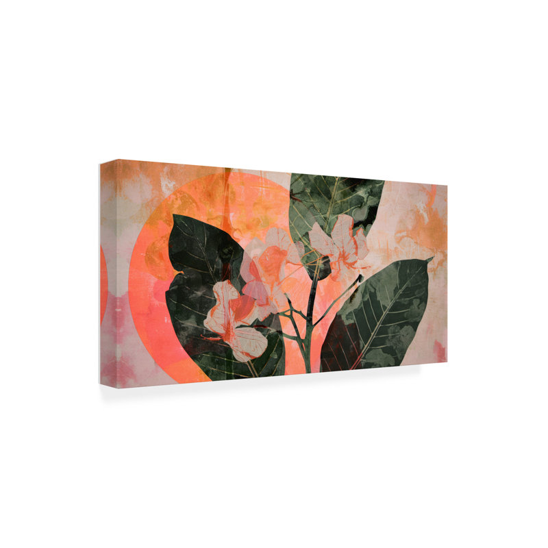 Art sur toile "Randoild Into The Jungle No 4", H 10 po x l 19 po