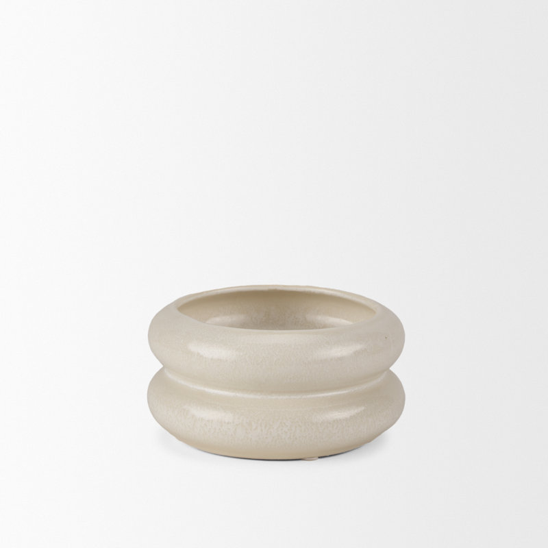 Grand vase Searle, H 3,54 po x l 7,09 po x P 7,09 po