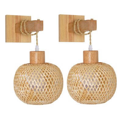 Littoral Wood Armed Sconce