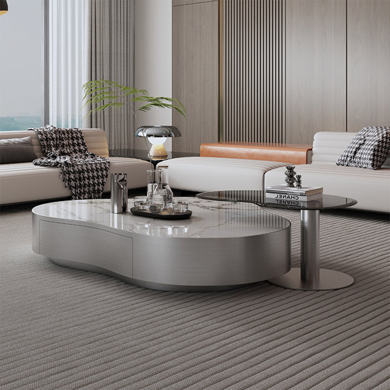 Table basse en ardoise avec nuage italien