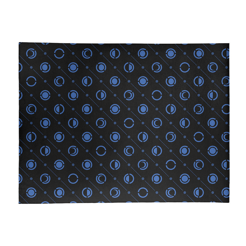 Chenille Geometric Indoor Rug, Rectangle 4' x 6'