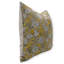 Housses de coussin en lin pur à motif de Fab Fabine, fait à la main (Rameshwaram, jaune)-97418962