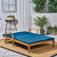 Double chaise longue - confortable et entièrement réglable pour la cour et la piscine