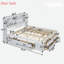 Platform Bed With Storage Headboard And 8 Drawers-785674654-785674652