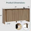 Buffet de 63 po avec tablettes réglables, armoires de rangement en bois pour la salle à manger, le salon et le vestibule-1839703709