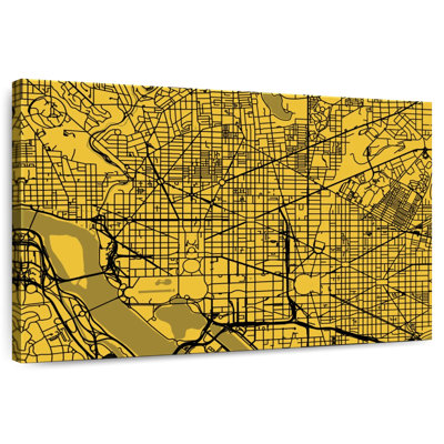 Aliaz Washington Urban Roadway Map
