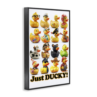 Just Ducky Characters Framed Giclee, design by Jim Baldwin