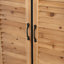 Armoire d'appoint 21 "* 55" avec volets en bois