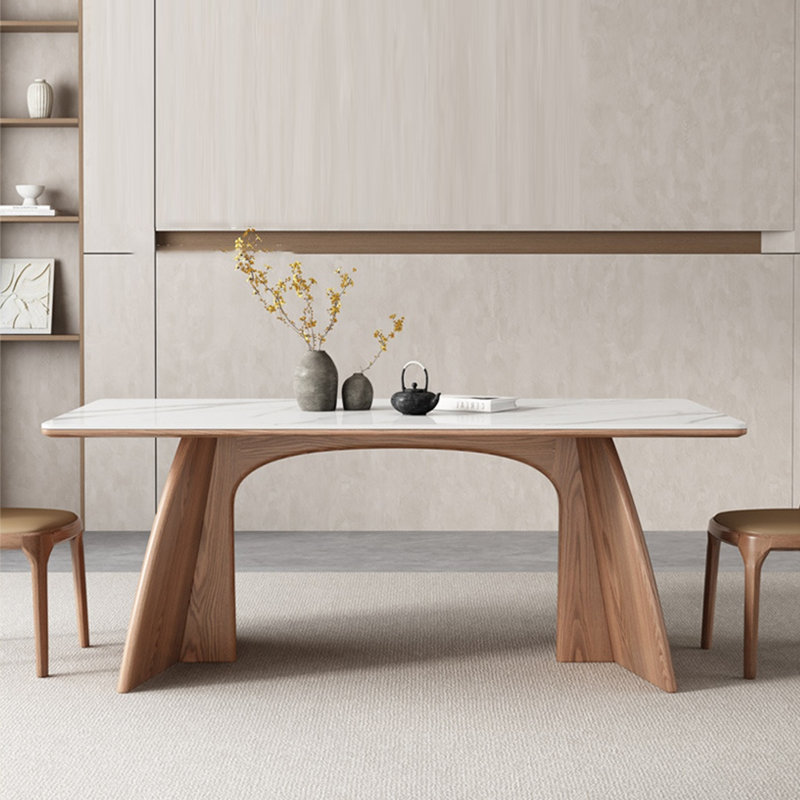 Table de salle à manger rectangulaire, H 30,3 po x L 55,1 po x l 31,5 po